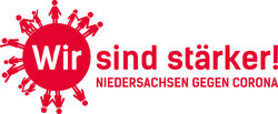 Logo Niedersachsen gegen Corona, zur Kampagne der Landesregierung